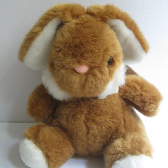 Vintage 1989 Easter Bunny Plush Gro-Well Ent Stuffed Animal With Tags - Picture 1 of 12